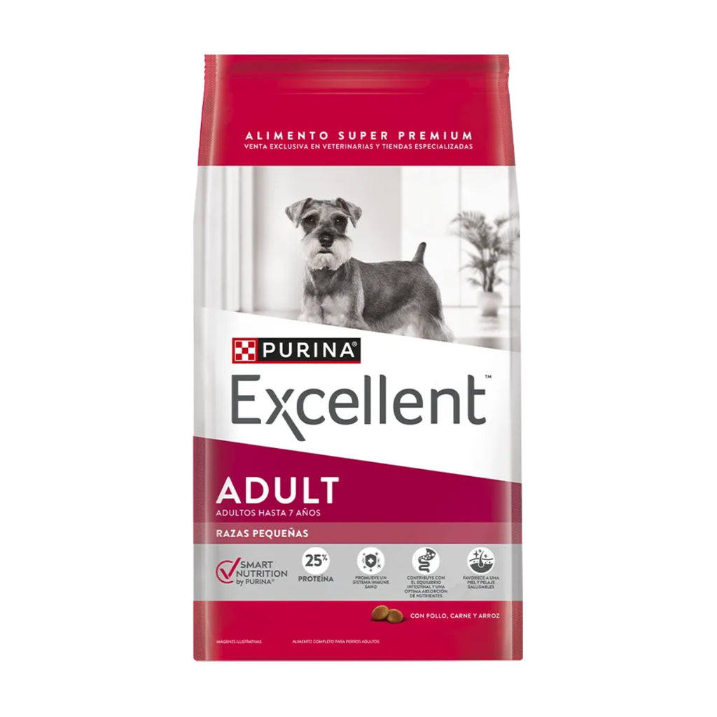 Purina Excellent Adulto Pollo Y Arroz Razas Minis Y Pequeñas 3.5 Kg