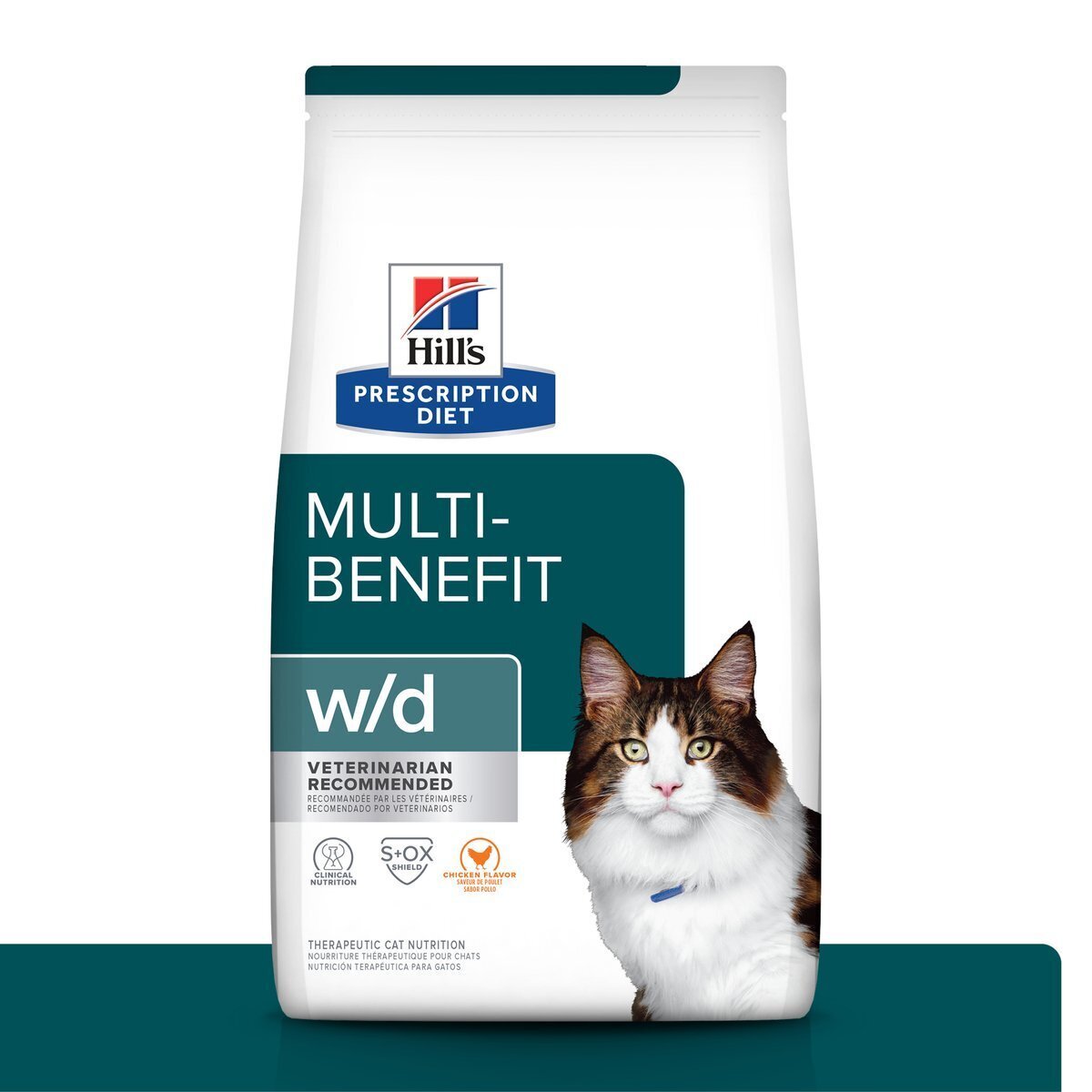 Hill's Prescription Diet Multi-Benefit w/d Alimento Seco Para Gato Adulto 3.85 Kg