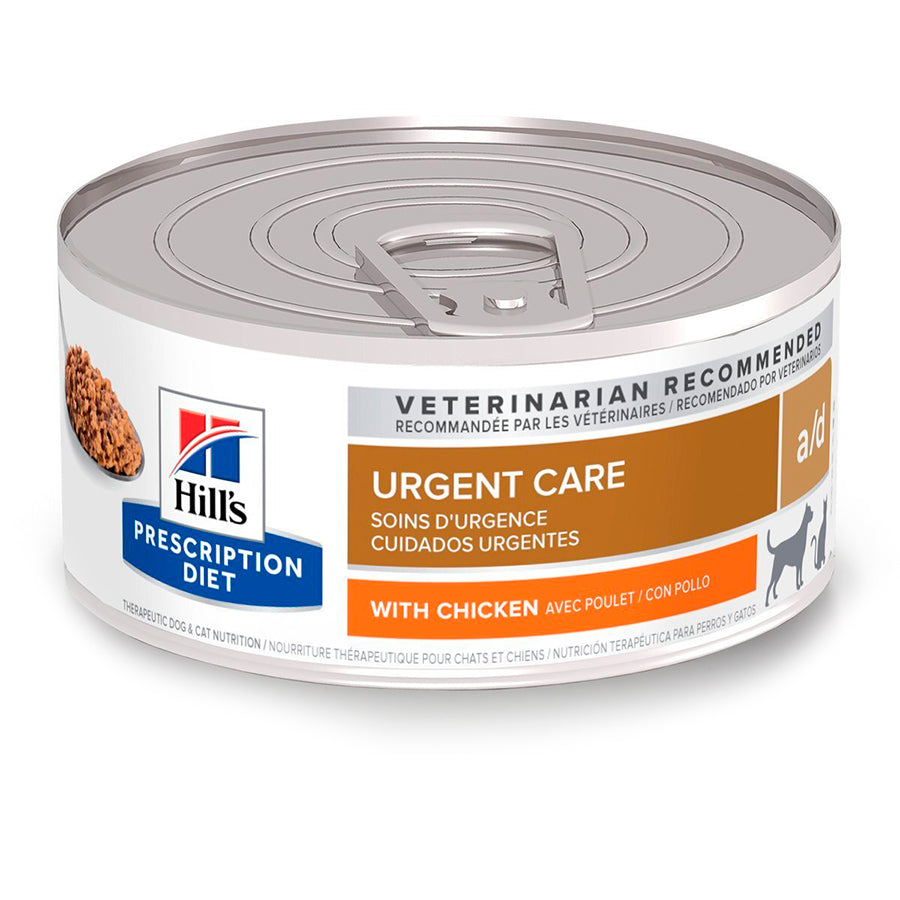 Hill's Prescription Diet Urgent Care a/d Alimento Húmedo De Recuperación Perro Y Gato 24 Latas De 156 g