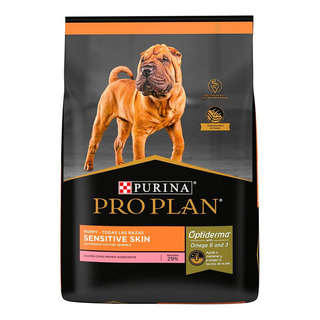 Pro Plan Optiderma Sensitive Skin Alimento Seco Cachorro Todas Las Razas Receta Salmón Y Arroz 13 Kg