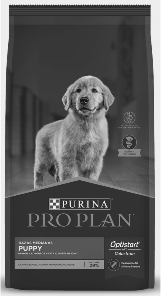 Pro Plan Optistart Alimento Seco Para Cachorro Raza Mediana Receta Pollo Y Arroz 20 Kg