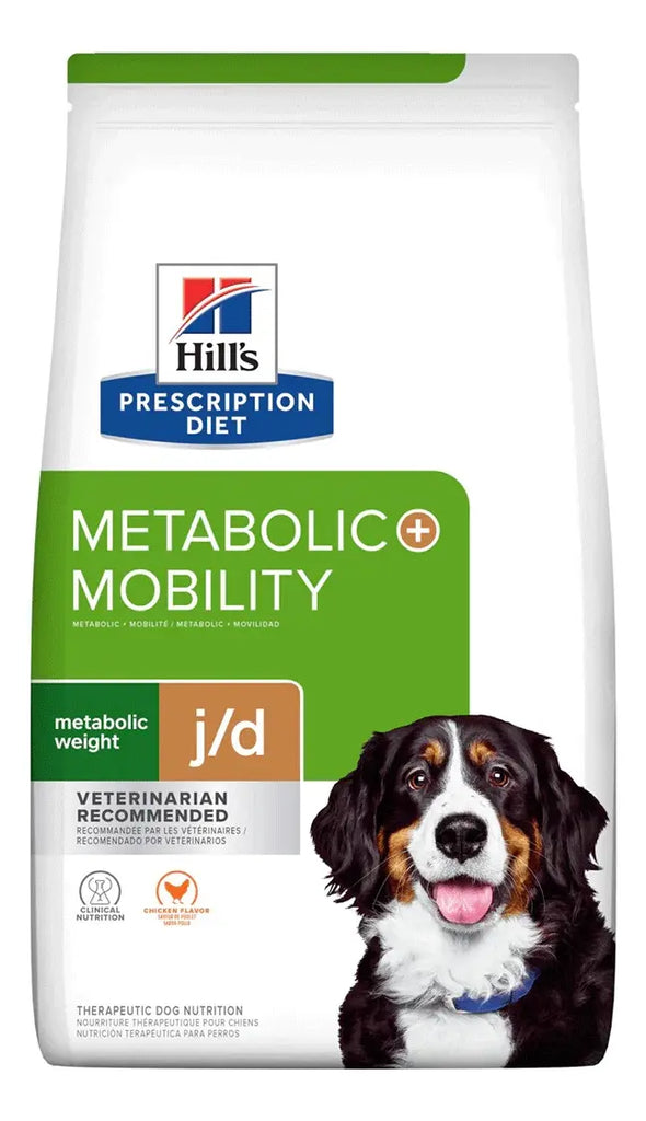 Hill's Prescription Diet Metabolic + Mobility j/d Alimento Seco Peso/Articular Perro Adulto 10.8 Kg