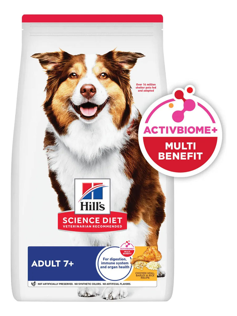 Hill's Science Diet Adult 7+ Alimento Seco Perro Senior Raza Mediana Receta Pollo 12 Kg