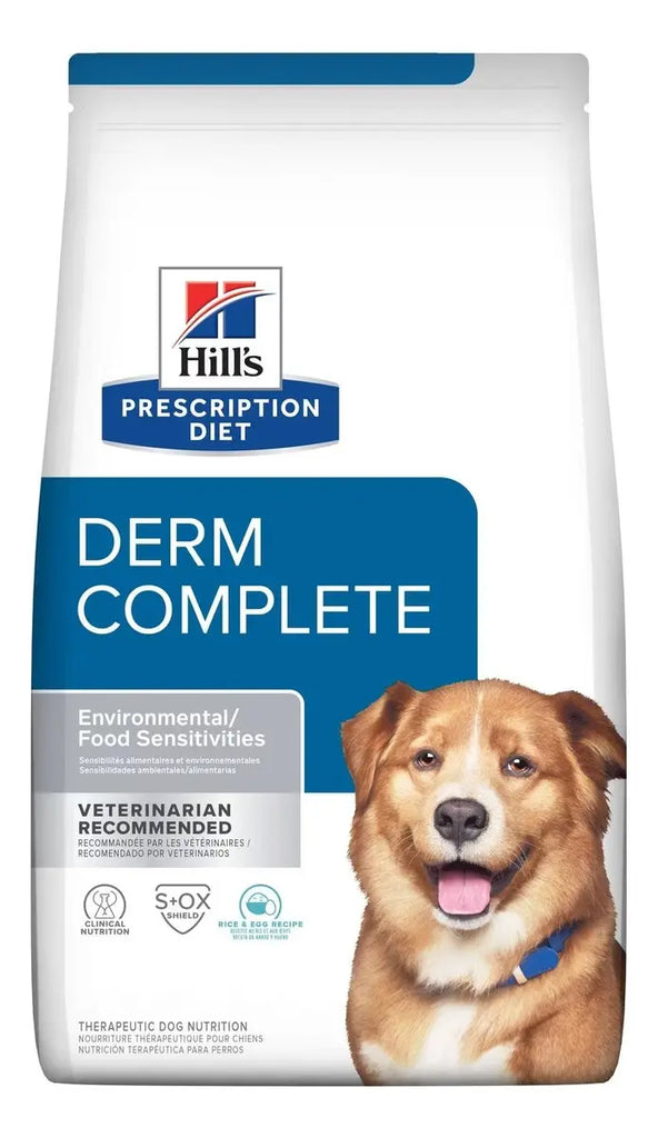 Hill's Prescription Diet Derm Complete Alimento Seco Cuidado Cutáneo Perro Adulto 2.94 Kg