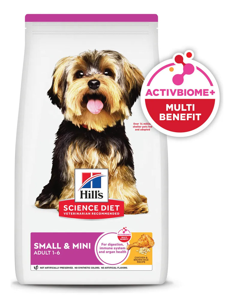 Hill's Science Diet Small & Mini Alimento Seco Perro Adulto Raza Pequeña y Mini 1-6 Receta Pollo 7.03 Kg