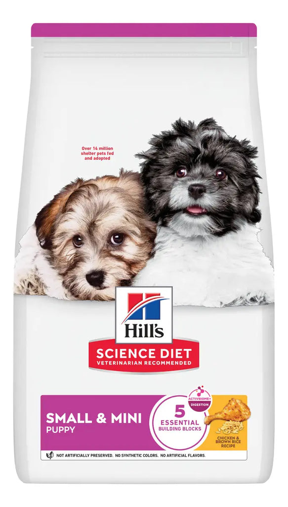 Hill's Science Diet Small & Mini Alimento Cachorro Raza Pequeña y Mini Receta Pollo 2.04 Kg