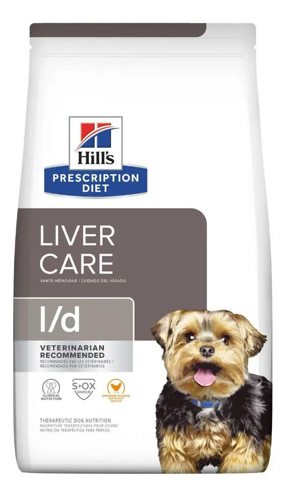 Hill's Prescription Diet Liver Care l/d Alimento Seco Cuidado Hepático Perro Adulto Receta Cerdo 1.5 Kg