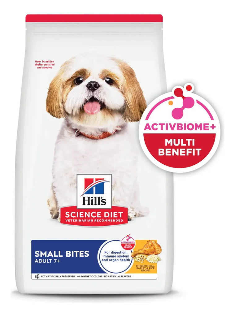 Hill's Science Diet Adult 7+ Small Bites Alimento Perro Senior Raza Pequeña Receta Pollo Y Arroz 2 Kg