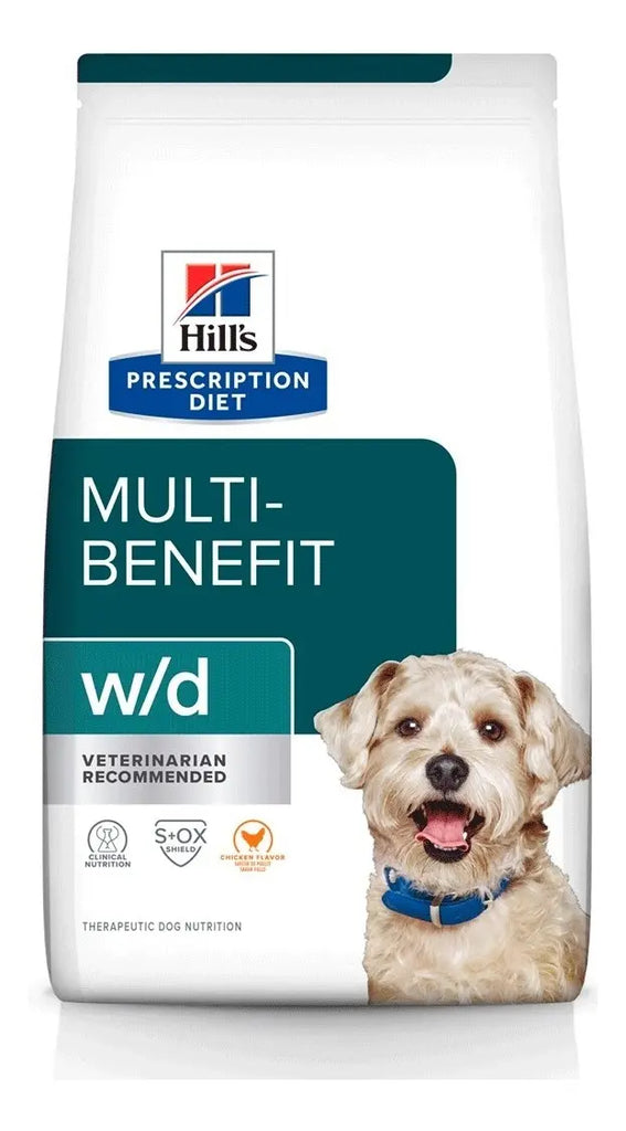 Hill's Prescription Diet Multi-Benefit w/d alimento seco para perro adulto 7.98 Kg