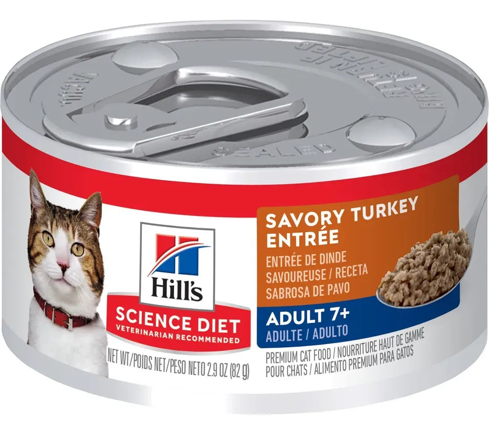 Hill's Science Diet Adult 7+ Pavo alimento húmedo para gato senior 156 g