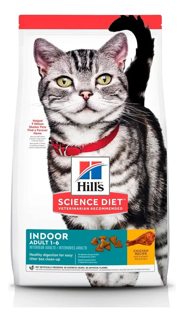 Hill's Science Diet Adult Indoor alimento seco para gato adulto de interior 7.25 Kg