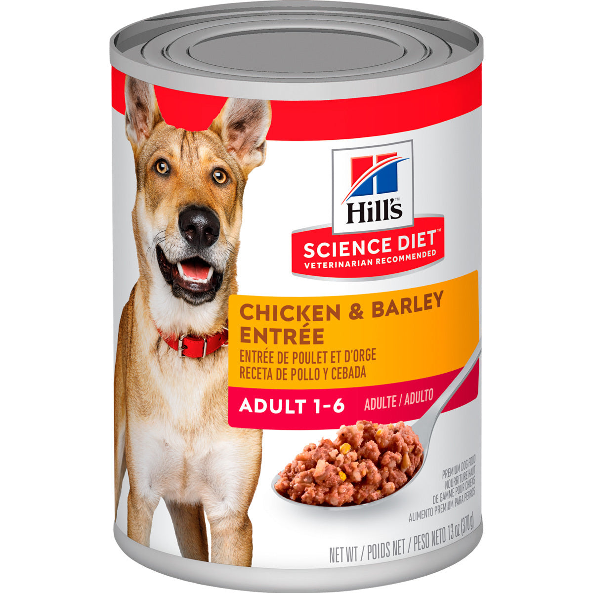 Hill's Science Diet Adult Pollo alimento húmedo para perro 12 latas de 370 g