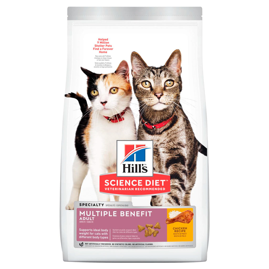 Hill's Science Diet Multiple Benefit alimento seco para gato adulto 7.03 Kg