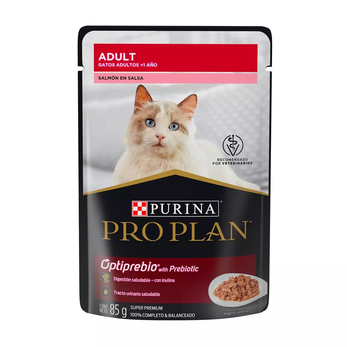 Pro Plan Gato Adulto Salmón en Salsa – 24 Sobres de 85 g