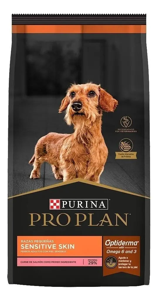 PROPLAN SENSITIVE SKIN ADULTO RAZAS PEQUEÑAS 7.5KG