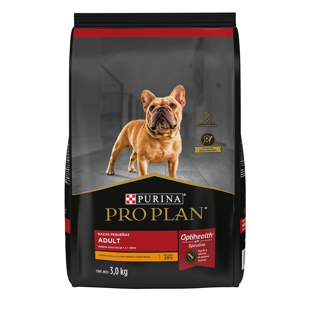 Pro Plan OptiHealth Pollo alimento seco para perro adulto raza pequeña 3 Kg