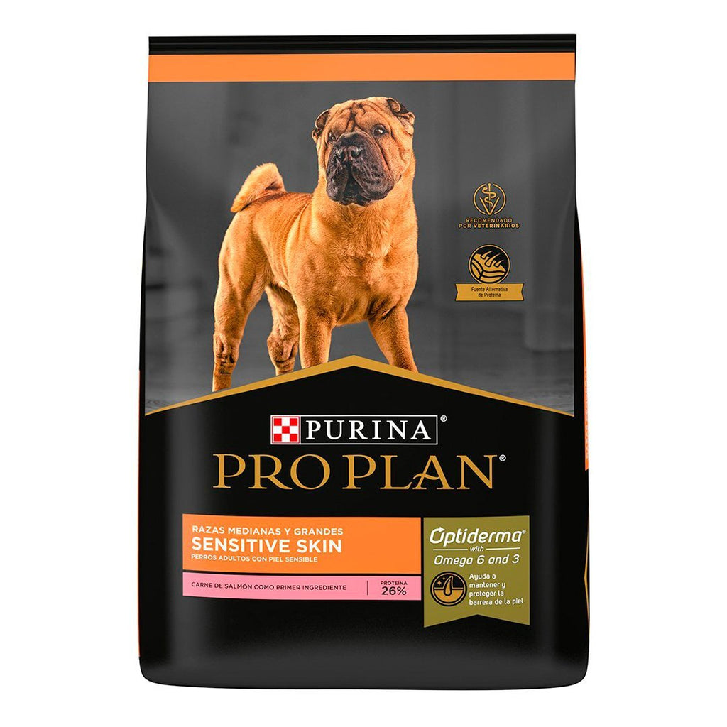 Pro Plan Optiderma Sensitive Skin Salmón y Arroz alimento para perro adulto 