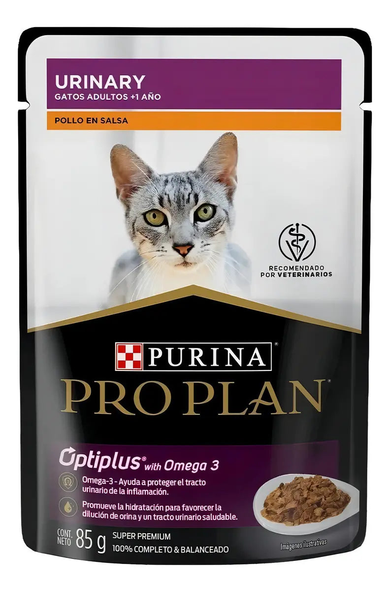Pro Plan Urinary alimento húmedo para gato adulto 85 g caja con 24 sobres