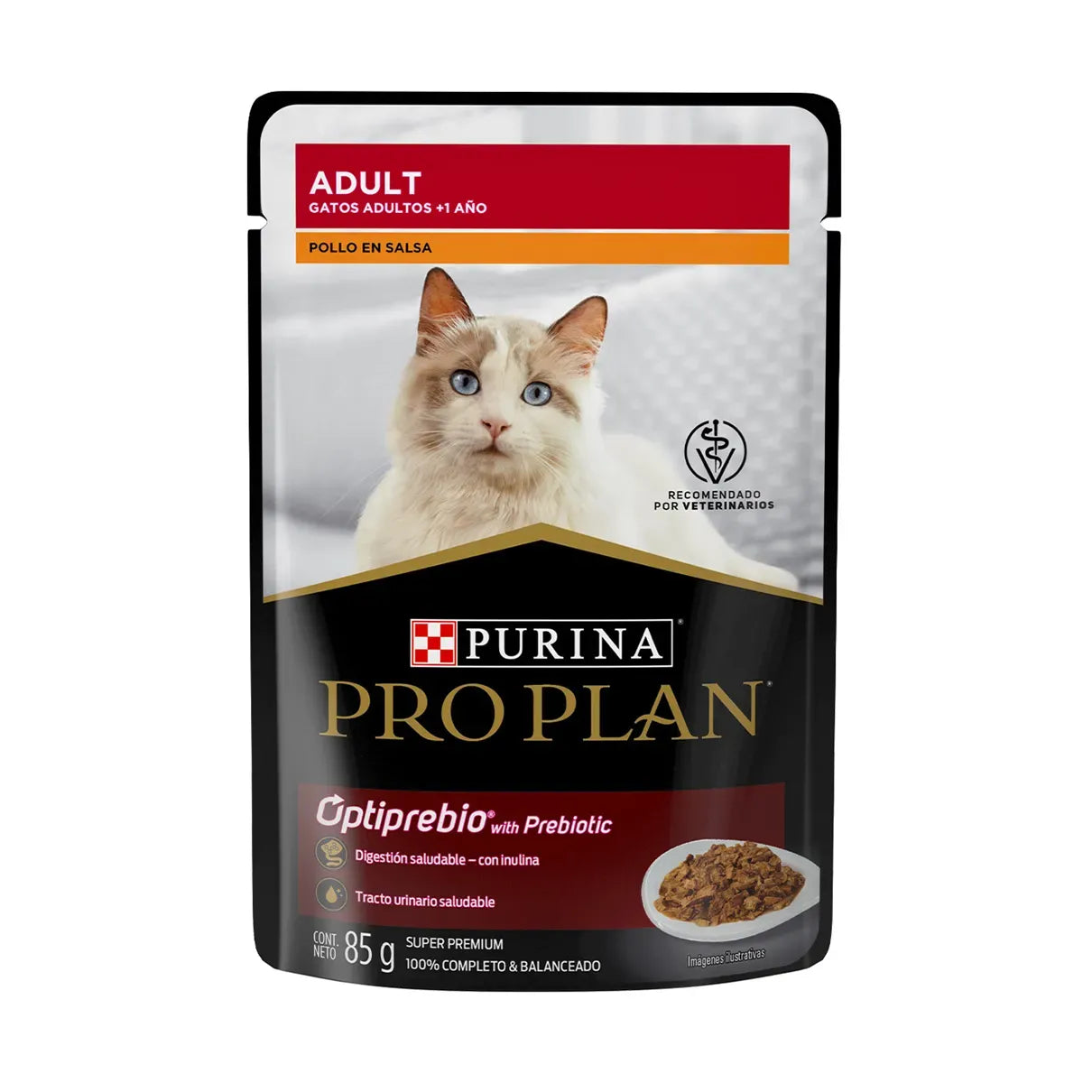 Pro Plan Gato Adulto Pollo en Salsa – 24 Sobres de 85 g