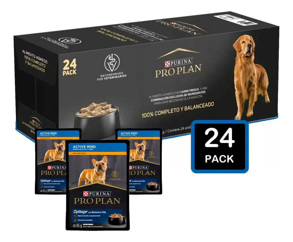 PROPLAN ACTIVE MIND SOBRE 85G 24 PIEZAS