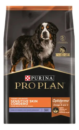 PROPLAN SENSITIVE SKIN CORDERO TODAS LAS RAZAS 7.5KG