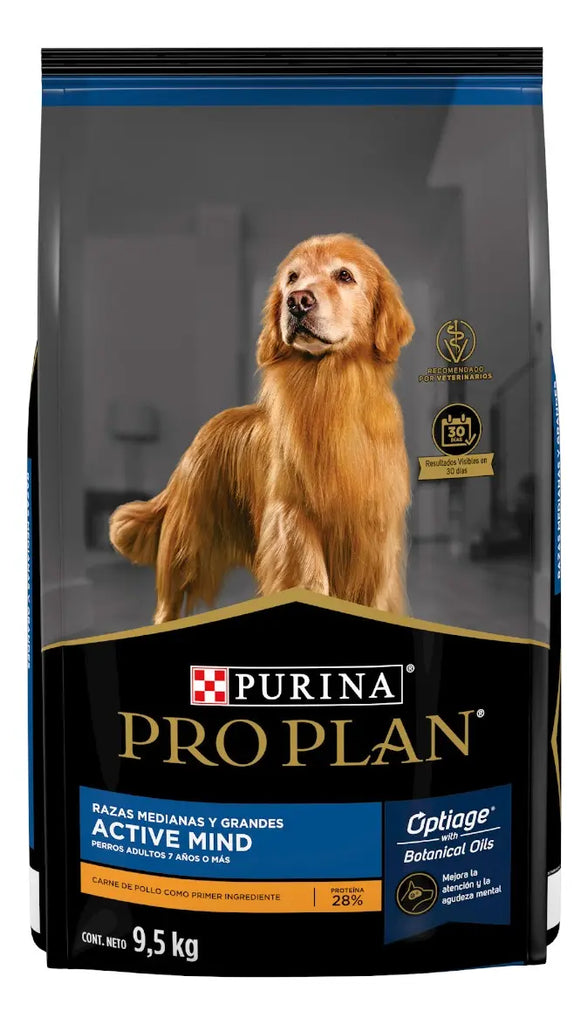 PROPLAN ACTIVE MIND RAZAS MEDIANAS Y GRANDES 13KG